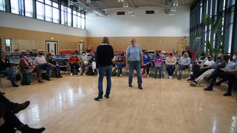 Stuhlkreis beim Workshop